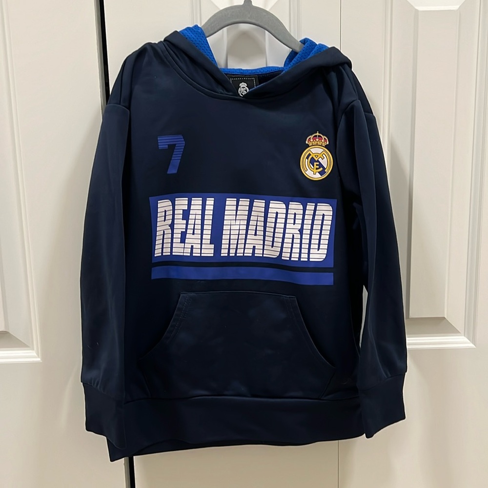 Youth Real Madrid Hooded Sweatshirt
